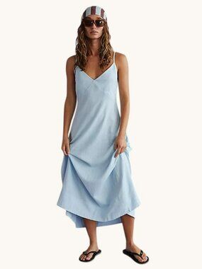 free people traveler midi dress Free People | Dresses | Free People Traveler Midi Square Neck Smocked  Asymmetrical Dress